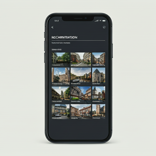 A recommendation feed on a smartphone screen